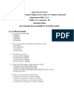 DBMS Question Bank PDF