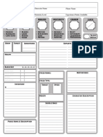 Character Sheet Advanced PDF