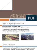 Geología estructural y discontinuidades