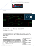 VHDL Code For Flipflop - D, JK, SR, T PDF