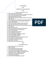 2 Mark Assignment Unit 3 WSN Network Concepts and Protocol Part A