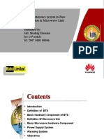 Operation & Maintenance System in Base Transceiver Station & Microwave Link