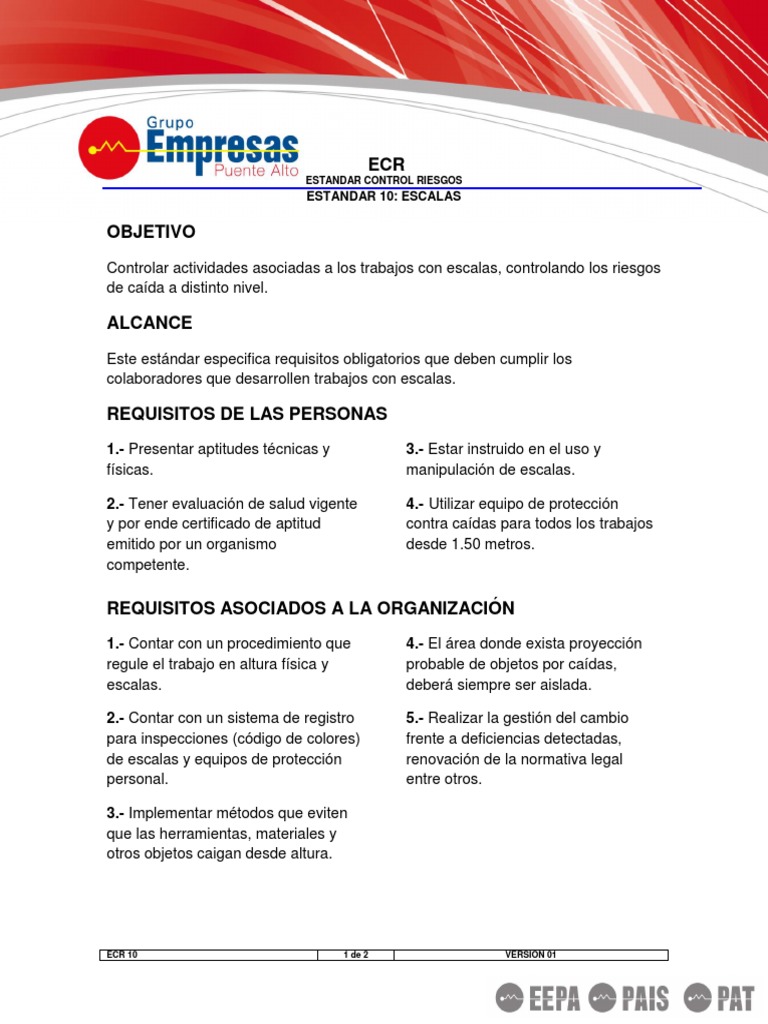 ECR 10 Escalas PDF | PDF | Science | Business