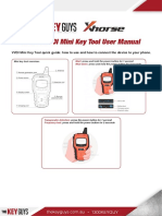 VVDI Keytool Mini Guide PDF