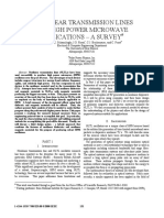 Nonlinear Transmission Lines For High Power Microwave Applications - A Survey