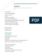 Electronic Resume