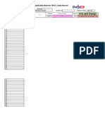 Arts and Design: Input Data Sheet For SHS E-Class Record