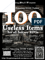 100 Useless Items for All Fantasy RPGs