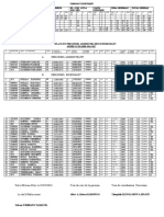 Tableau Statistique