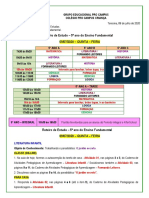 Planilha Aulas Sincronas e Assincronas