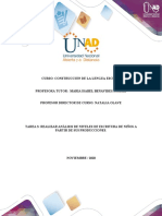 Formato Tarea 3 - Realizar Análisis de Niveles de Escritura de Niños A Partir de Sus Producciones.