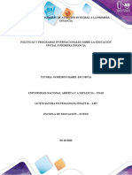 Plantilla de Trabajo Paso 2 Programa Informativo Sobre Políticas y Programas Internacionales en Primera Infancia