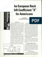 1993-The European Rack Shift Coefficient 'X' for Americans