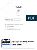 Tema 7 Biología de las Poblacioens Humanas (Biología)