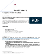 Concordia Presidential Scholarship Guidance For Nominators