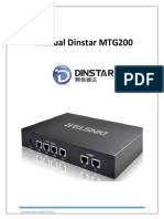 Manual Del Dinstar MG200