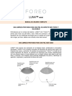 FOREO LUNA MINI Manual Spanish PDF