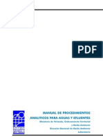 Manual de procedimientos para análisis de aguas y efluentes industriales