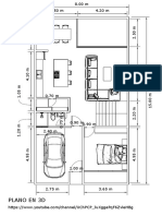 Plano de 8x15 Metros