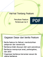 Hal-Hal Yang Membedakan Feature Dengan BErita