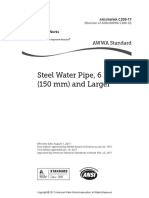 Steel Water Pipe, 6 In. (150 MM) and Larger: AWWA Standard