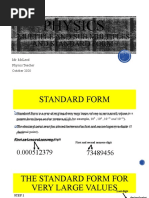 Notes On Standard Form