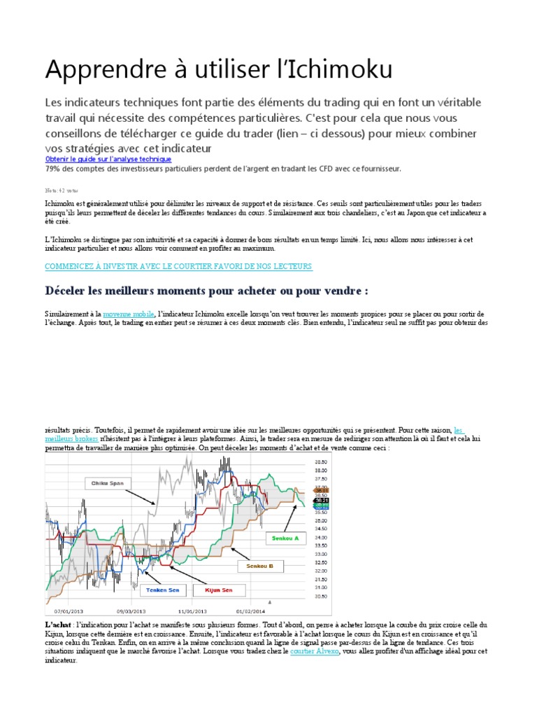 Guide Complet Du Trading Avec Ichimoku Pdf Apprendre À Utiliser ICHIMOKU | PDF | Économie | Business