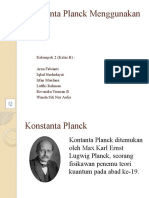 Persentasi Konstanta Planck
