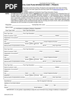 FI 30 Confidential Case Filing Information Sheet - Probate