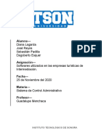 Softwares Utilizados en Las Empresas Turísticas de Intermediación