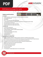 Ds-3E Series Unmanaged Poe Switch: Features and Functions