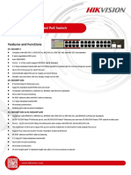 Ds-3E Series Unmanaged Poe Switch: Features and Functions