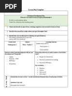 Lesson Plan Template: How Many Senses We Have?