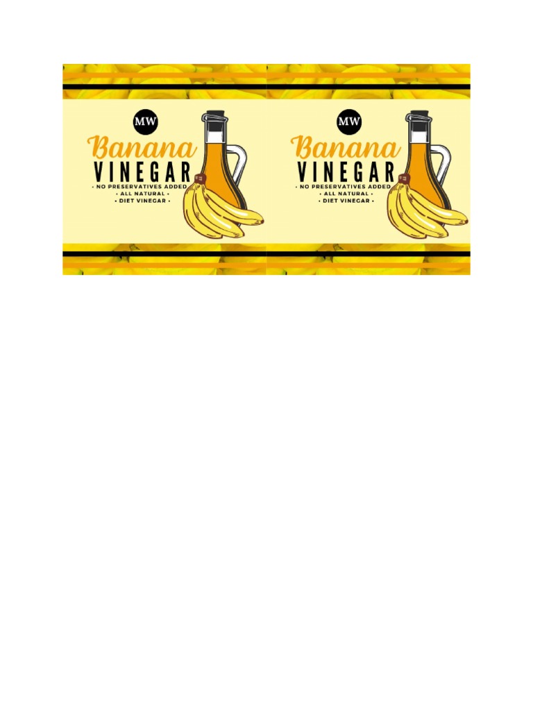 MW Banana Vinegar PDF