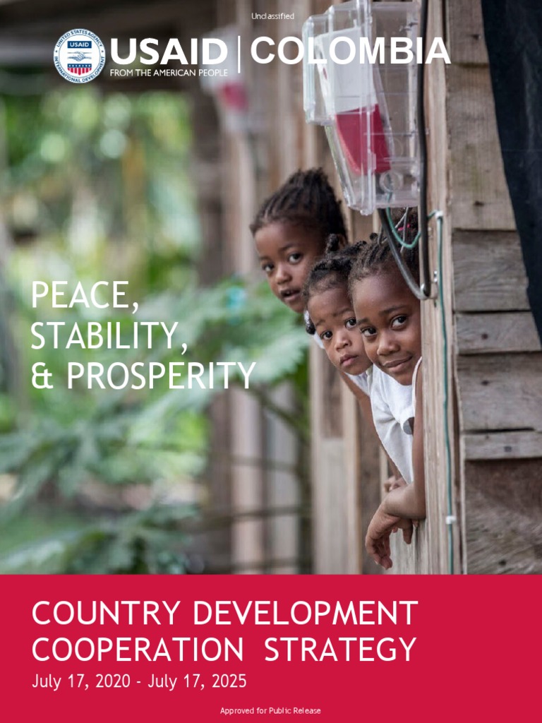 USAID/Colombia Country Development Cooperation Strategy 20202025