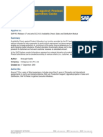 Availability Check Against Product Allocation Configuration Guide (Atp) PDF