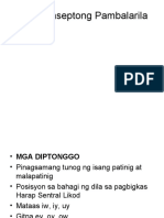 Mga Konseptong Pambalarila Pangungusap