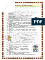 Past Simple or Present Perfect PDF