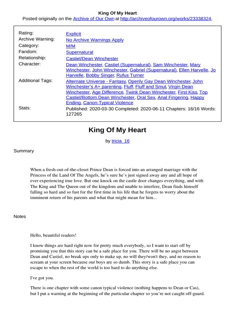 King of My Heart PDF