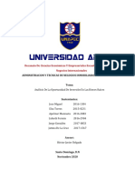 Análisis de inversión en bienes raíces