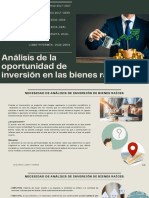 Análisis de La Oportunidad de Inversión en Las Bienes Raíces PDF