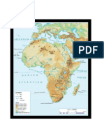 Mapa Hidrografico de Africa