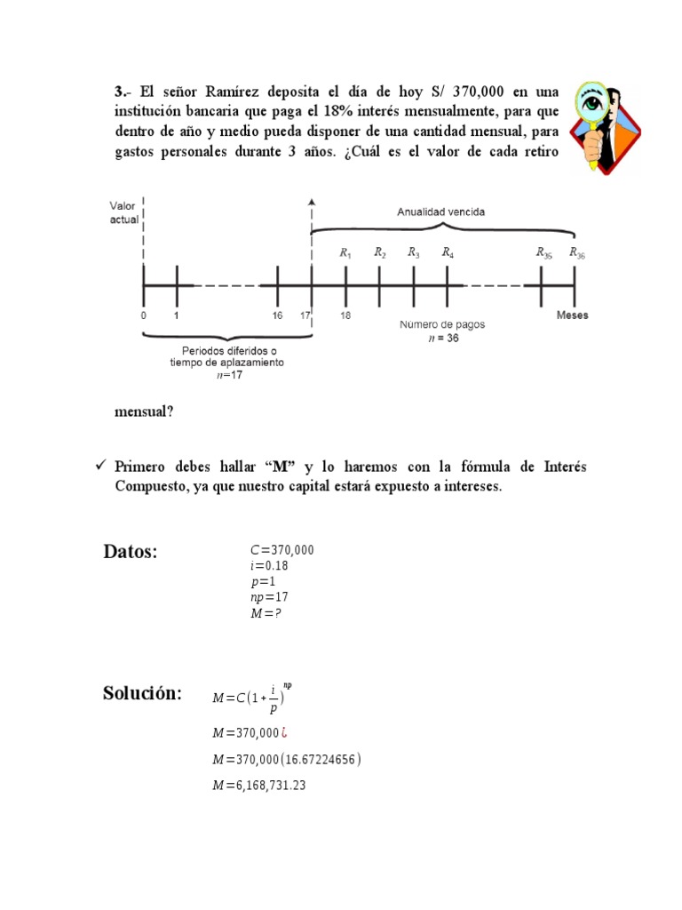 Matematica Financiera Ejercicios Alexis | PDF | Business | Enseñanza de ...