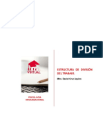 Estructura de División Del Trabajo PDF