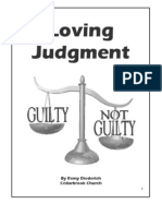 Loving Judgment: by Remy Diederich Cedarbrook Church