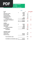 Professor Office's Beach Cabana Balance Sheets As of December 31, 2014 and 2013