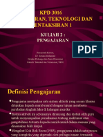 KPD3016 Kuliah 2_Pengajaran.pptx