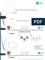 Electrónica de Potencia Iee653: Docente: Ing. Jorge Luis Medina Mora, MSC