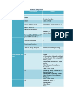 Lecturer Profile: Component Information Stuffing