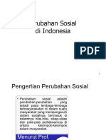 Perubahan Sosial Di Indonesia